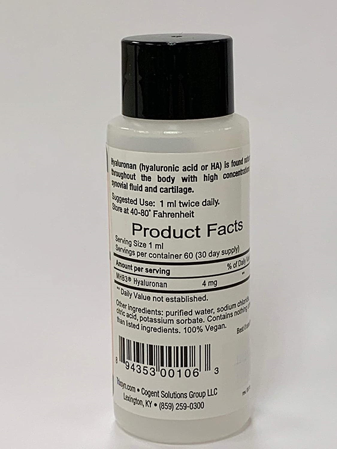 Trixsyn Feline Hyaluronic Acid Joint Supplement, 30 Day Supply - 2 oz