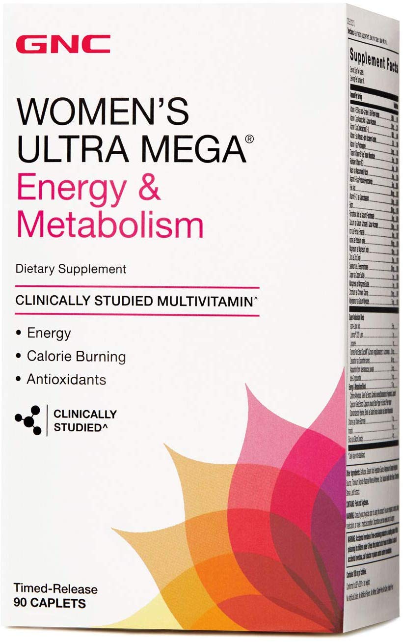 GNC Womens Ultra Mega Energy and Metabolism Multivitamin for Women 90