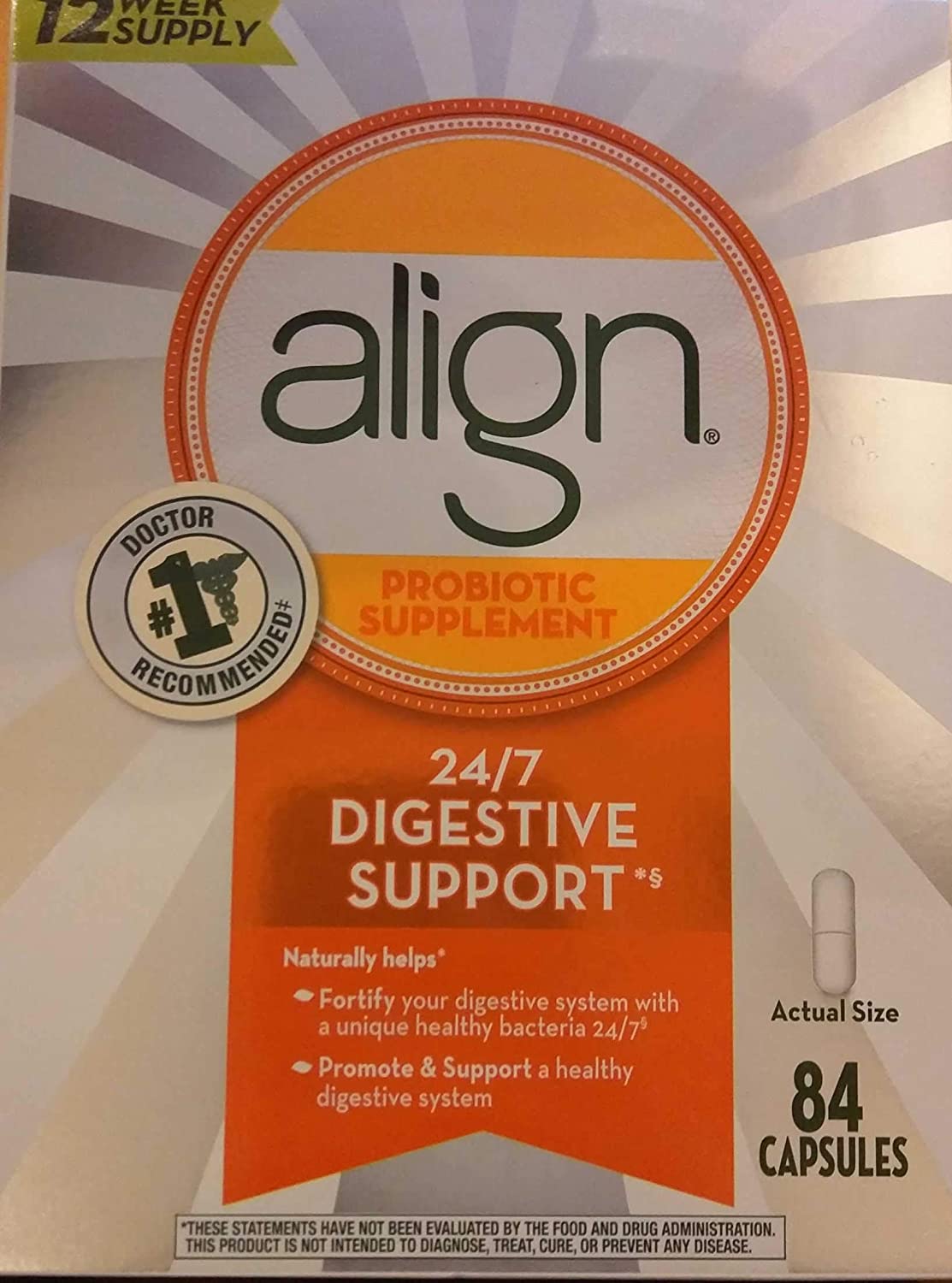 align-daily-probiotic-supplement-84-capsules-37000784272-ebay