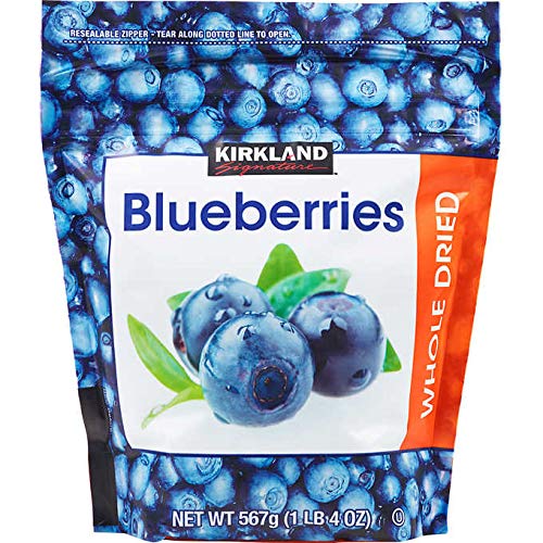 Kirkland Signature whole Dried Blueberries 20 oz