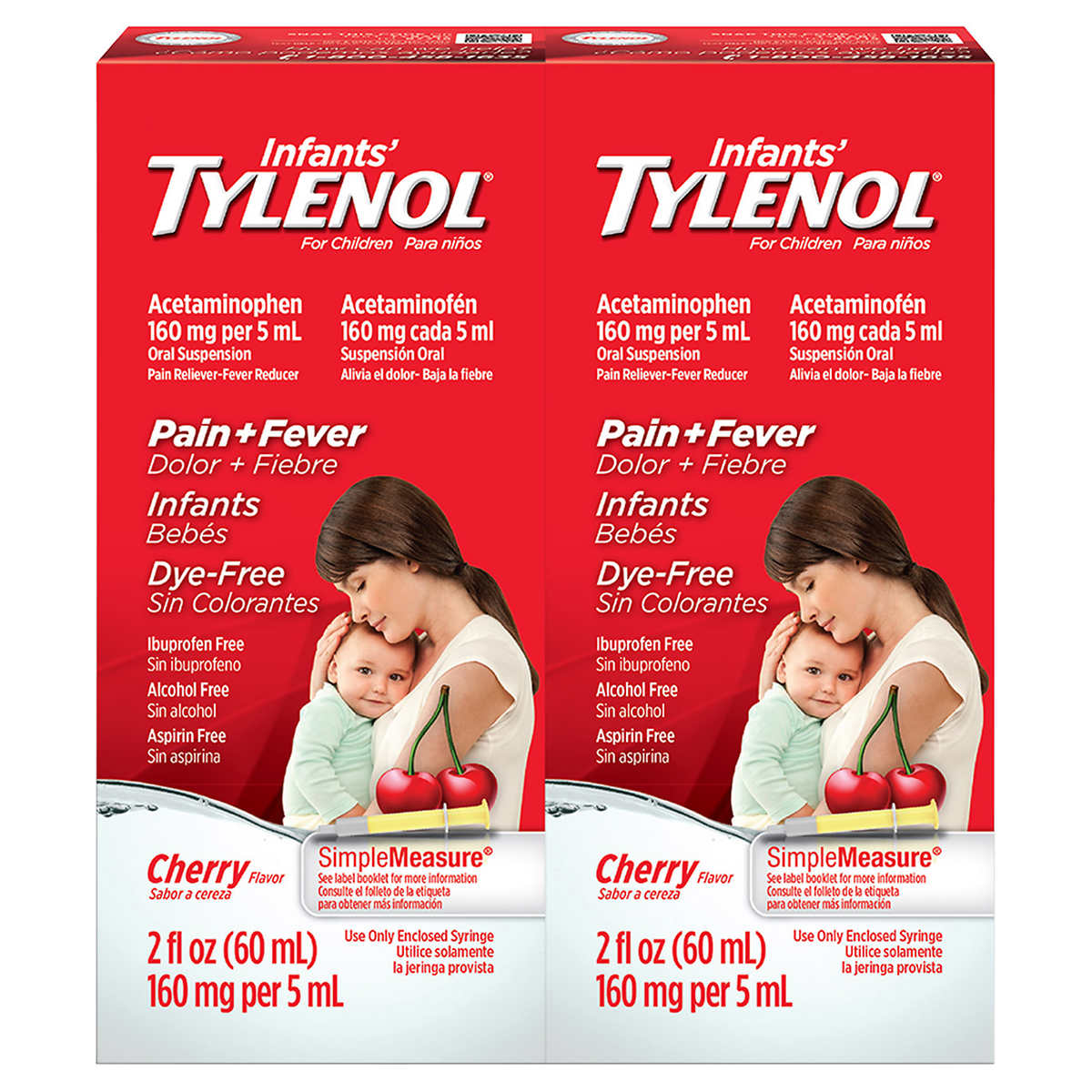 Tylenol Infant�s Acetaminophen Pain + Fever Cherry Flavor