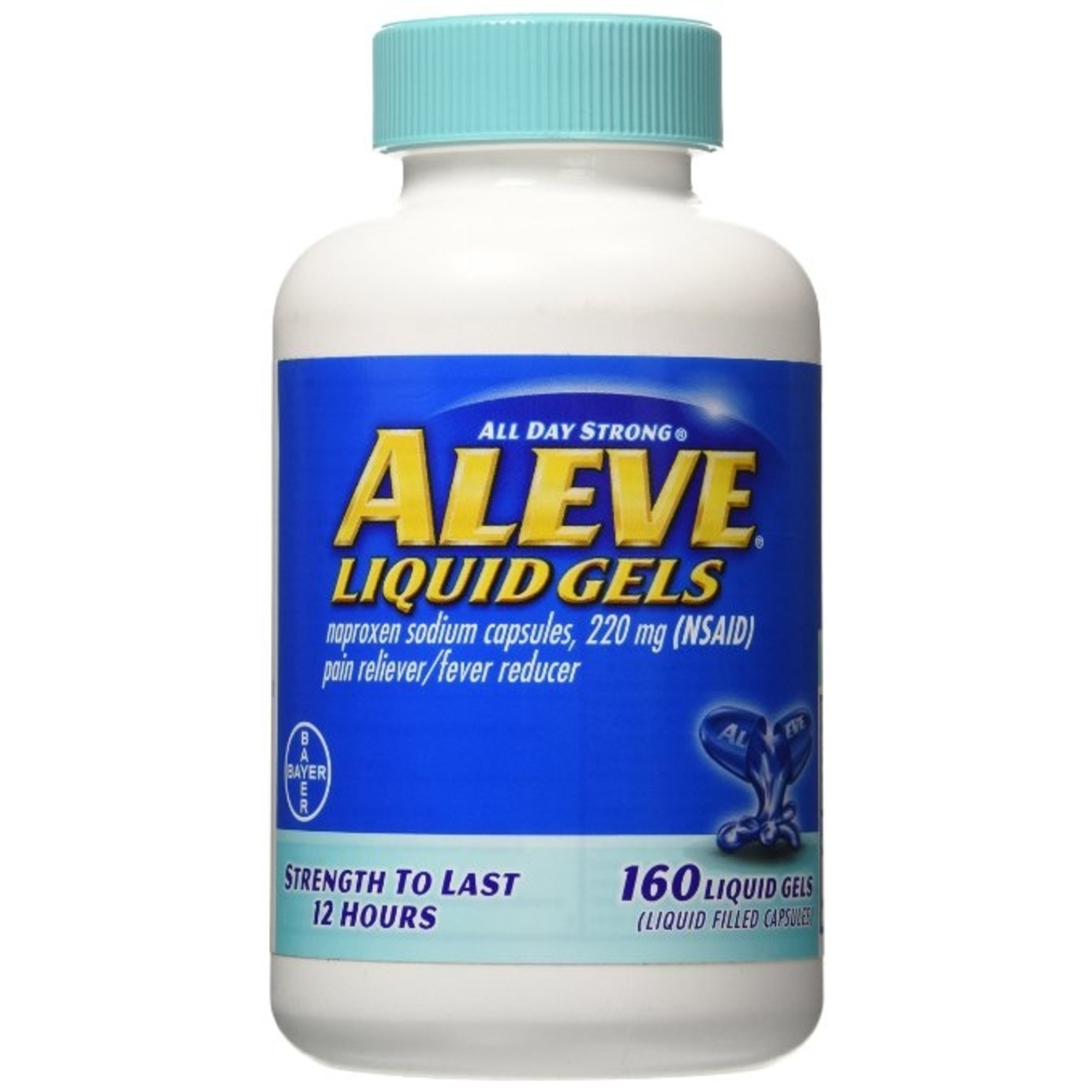 Aleve Naproxen Sodium 220 mg Pain Reliver & Fever Reducer 160 Liquid