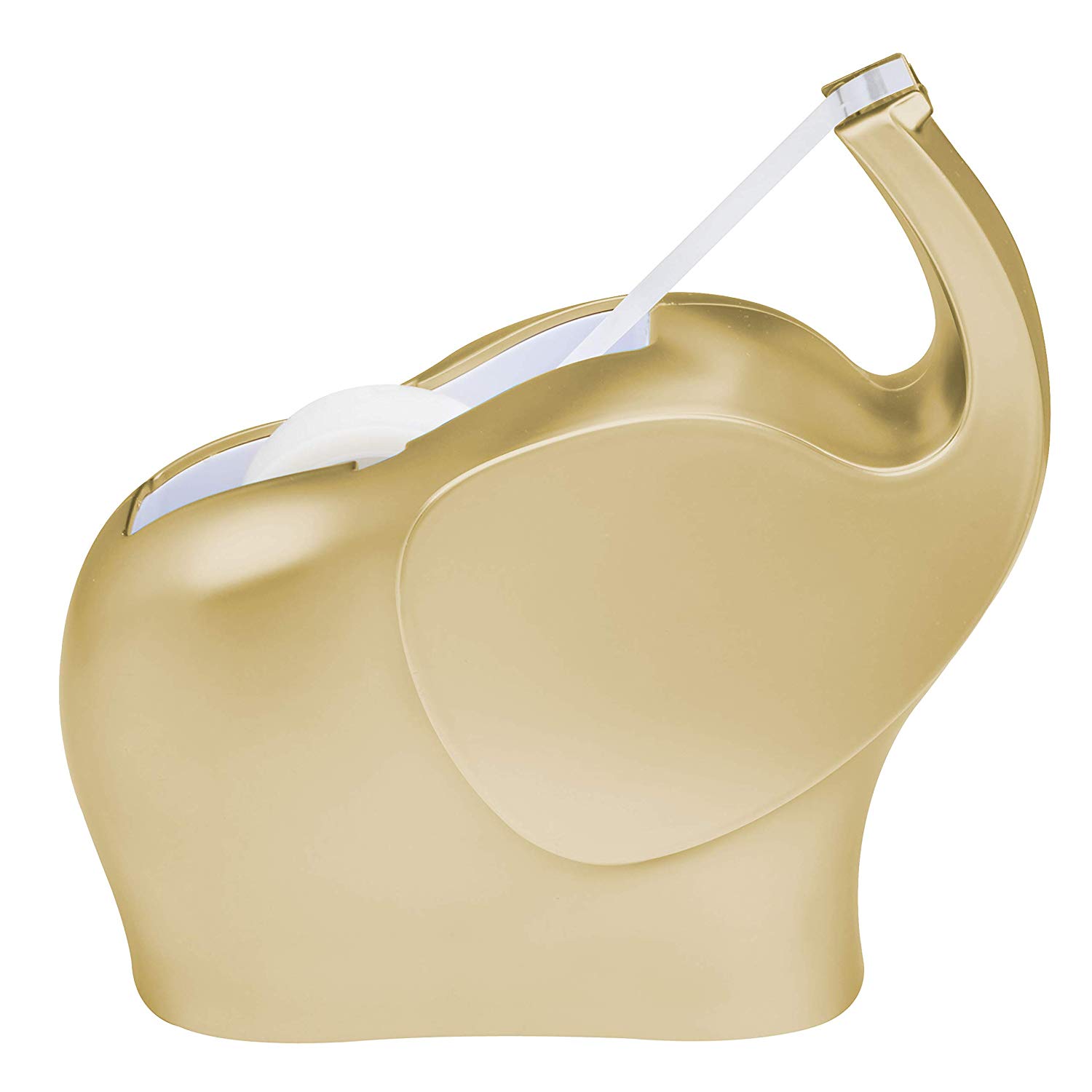 Scotch Desktop Dispenser Gold Elephant with 3/4 in x 350 inch Roll Tape